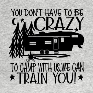 You dont have to be crazy we can Train T-Shirt